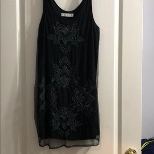 Black, Beaded, Abercrombie and Fitch dress!